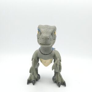 2019 Mattel Jurassic World Dino Rivals Primal Pal Blue Chomping Action